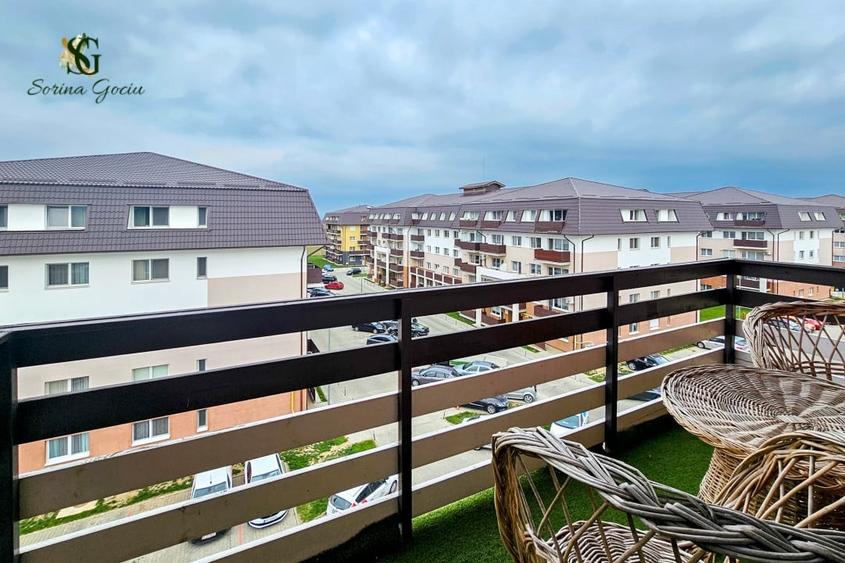 Apartament cu 2 camere decomandat, mobilat în Sânpetru