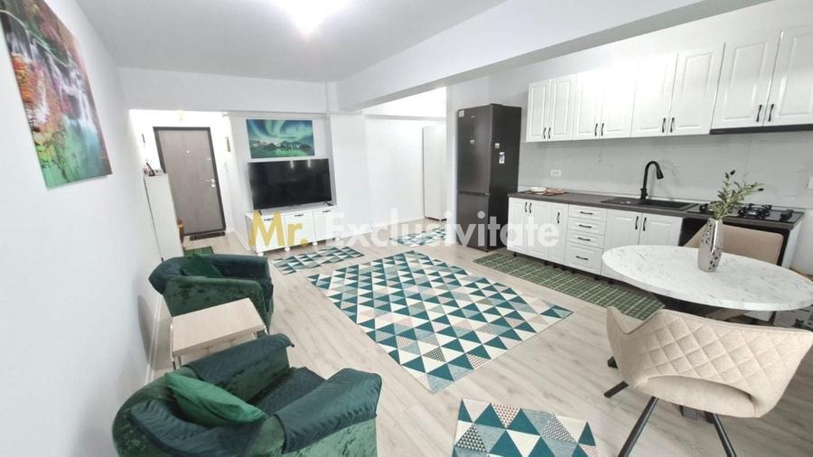 Apartament cu 2 camere semidecomandat, mobilat în Exterior Sud