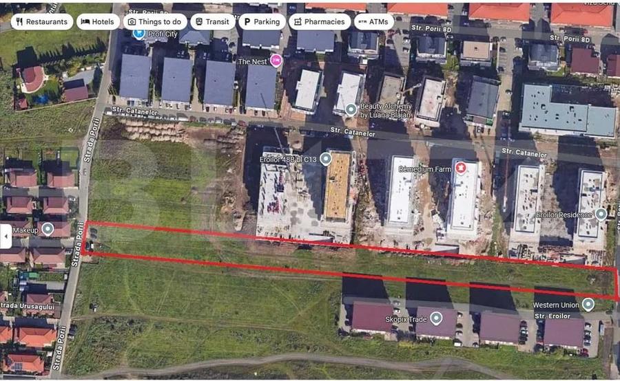 Teren Construcții intravilan de 5700 mp, în Florești