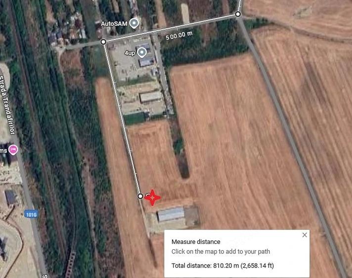 Teren de 5000 mp, în Tătărani