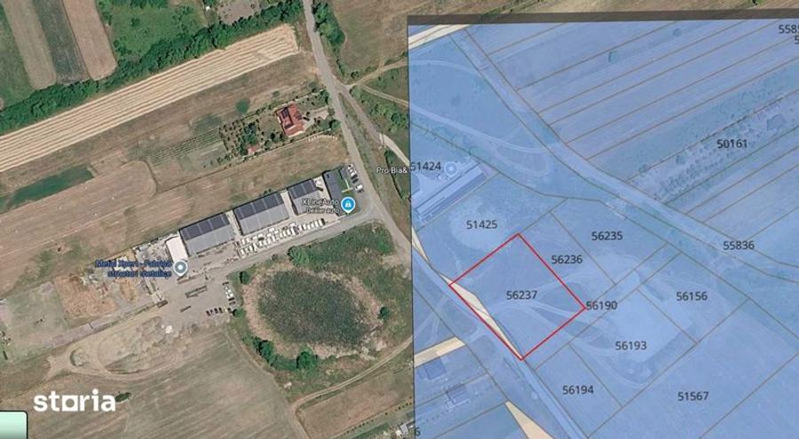 De vanzare teren 3000mp Hereclean cu front de 64m - 4