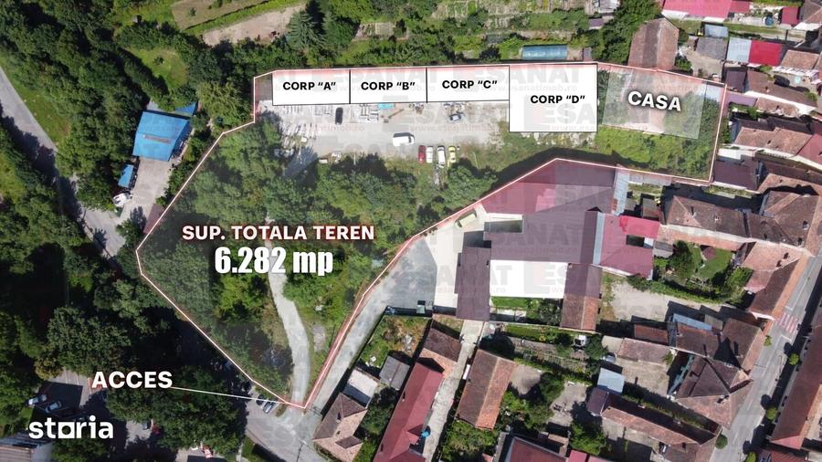 Teren | Hale | Casa| Cisnadie | Zona Centrala | 6.282 mp |VIDEO - 1