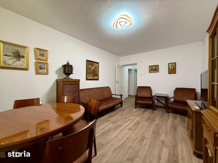 Apartament cu 3 camere decomandat, mobilat în Obor