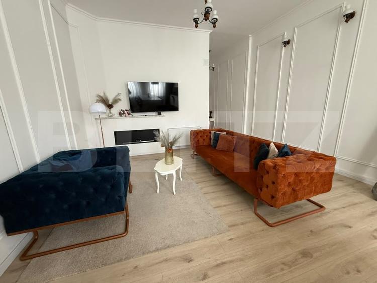 Apartament cu 3 camere semidecomandat, mobilat în Central
