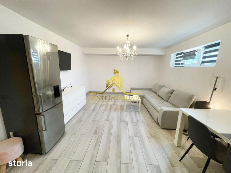 Apartament cu 2 camere semidecomandat, mobilat în Borhanci