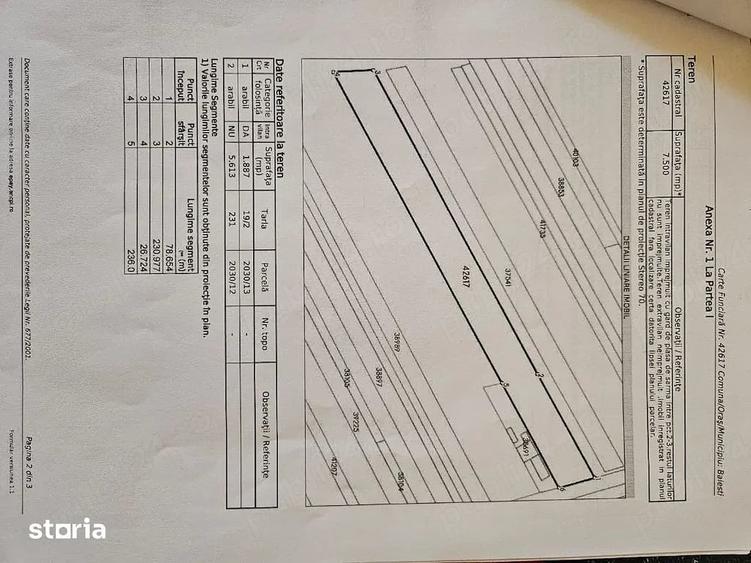 Teren de 7500 mp, în Tămășești