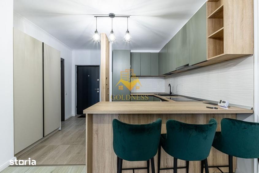 Apartament cu 2 camere semidecomandat, mobilat în Plopilor