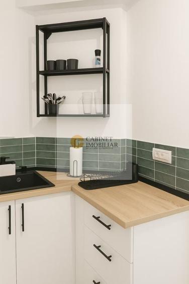 Apartament cu 2 camere nedecomandat, mobilat în Cișmigiu