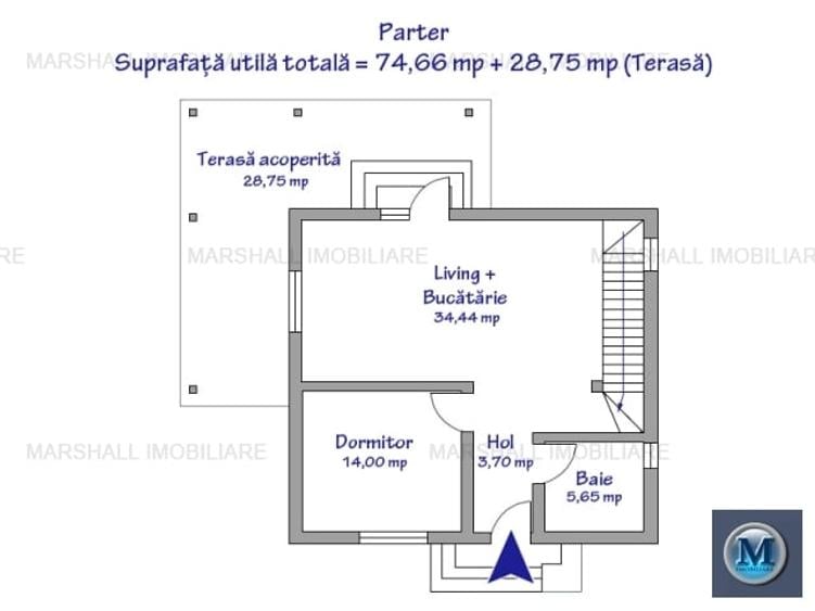 Casa cu 4 camere de vanzare in Paulesti, 149.32 mp #16743 - 5