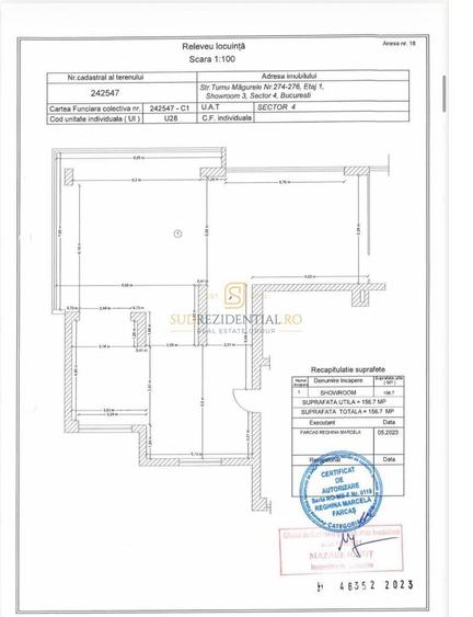 Spațiu comercial, de 610 mp, în Măgurele