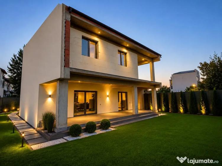 Casă cu 5 camere cu Teren 391 Mp în Chiajna