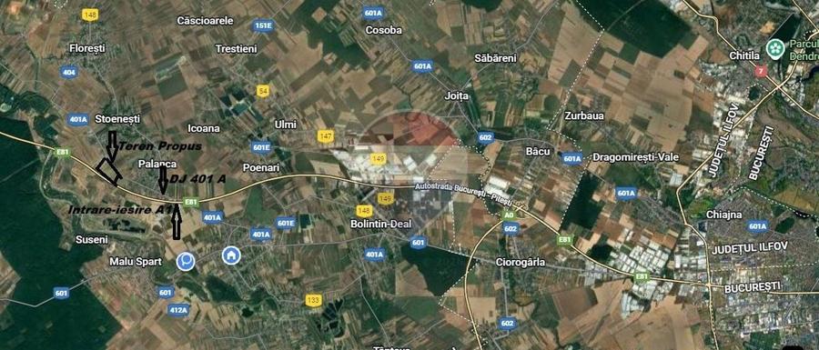 Teren Construcții intravilan de 17900 mp, în Palanca