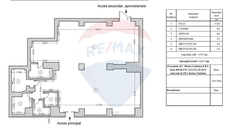 Spațiu comercial, de 134 mp, în Brâncoveanu