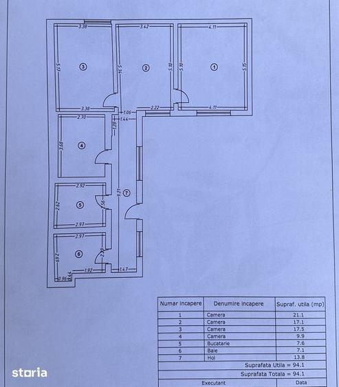 Casă cu 4 camere cu Teren 225 Mp în Rahova