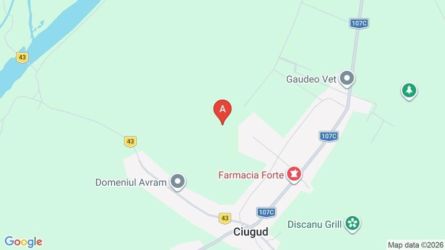 Teren agricol intravilan de 4400 mp, în Ciugud
