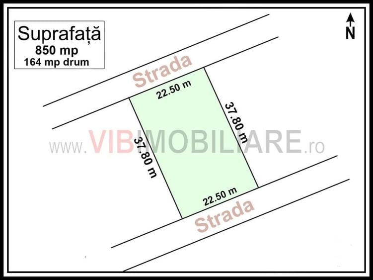 Teren de 1014 mp, în Băneasa