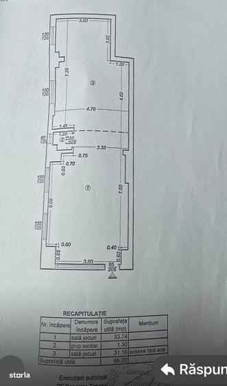 Spațiu comercial, de 67 mp, în Păcurari