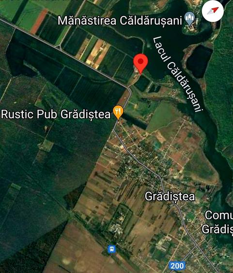 Teren agricol extravilan de 2000 mp, în Grădiștea