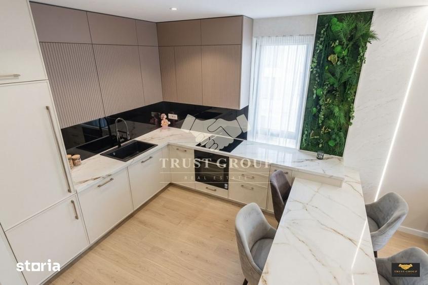 Apartament cu 3 camere semidecomandat, mobilat în Herăstrău