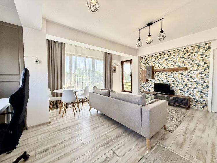 Apartament cu 2 camere semidecomandat, mobilat în Jiului