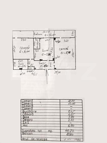 Apartament cu 2 camere decomandat, mobilat în Sud-Est