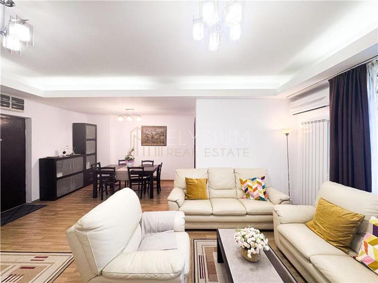 Apartament cu 4 camere semidecomandat, mobilat în Herăstrău