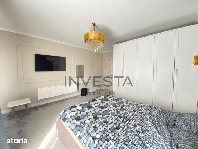 Apartament cu 4 camere semidecomandat, mobilat în Borhanci