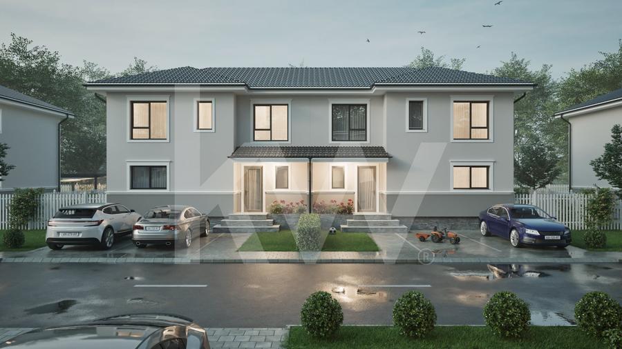Duplex cu 5 camere cu Canalizare în Șura Mică