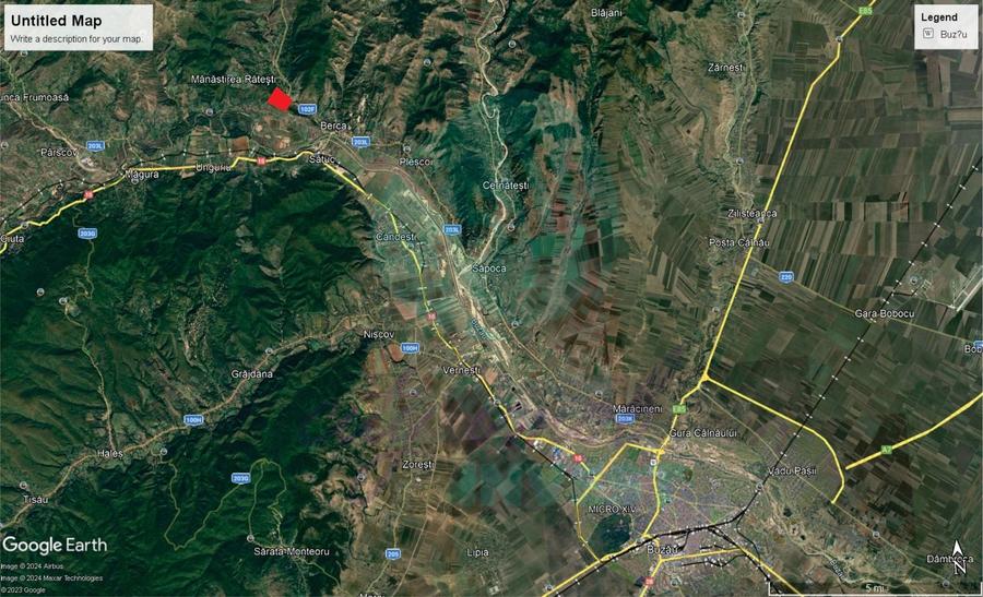 Teren extravilan de 100000 mp, în Berca