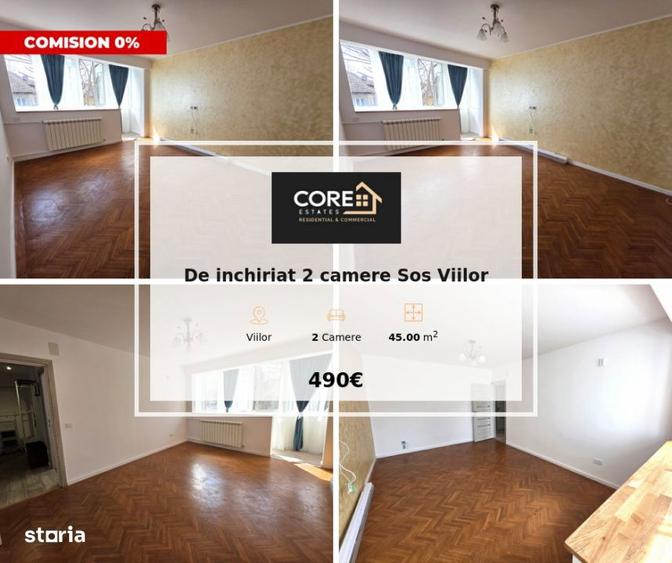 De inchiriat 2 camere Sos Viilor - 7min de metrou Eroii Revolutiei - 14