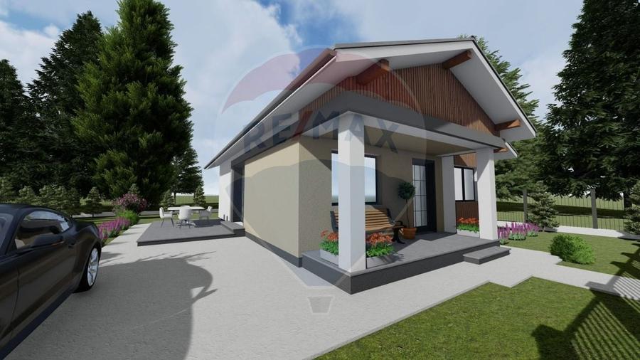 Casă individuală cu 3 camere cu Teren 450 Mp în Central