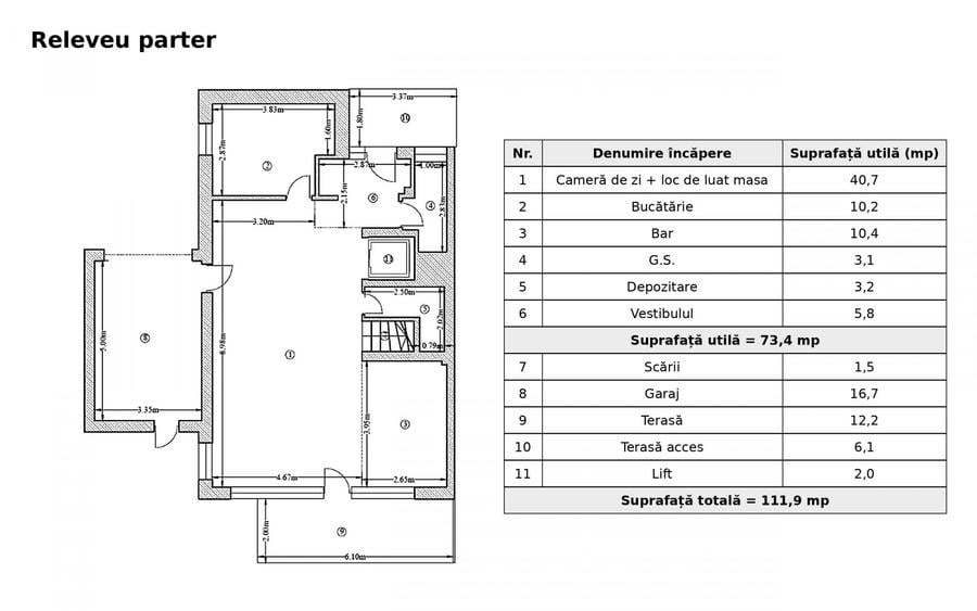 Duplex cu 5 camere cu Canalizare în Voluntari