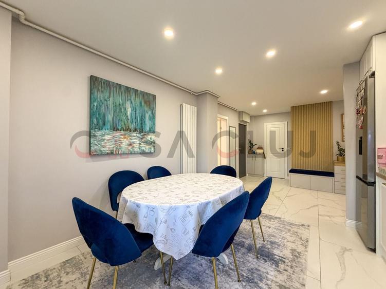 Apartament cu 4 camere decomandat, mobilat în Mănăștur