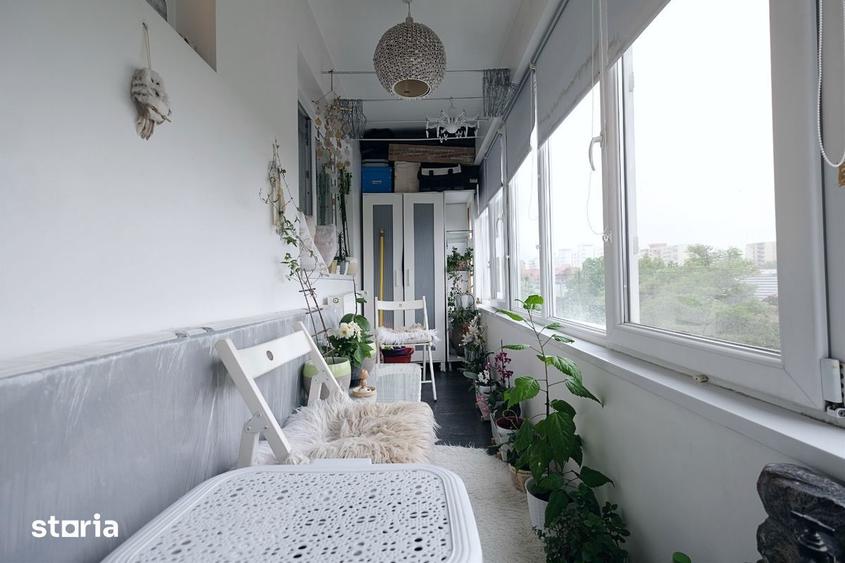 Apartament cu 2 camere semidecomandat în Tei