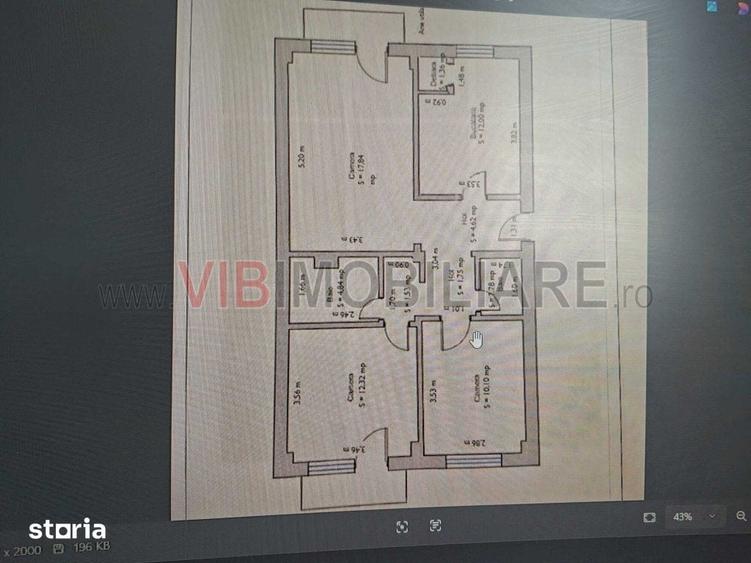 Apartament cu 3 camere decomandat în Soarelui
