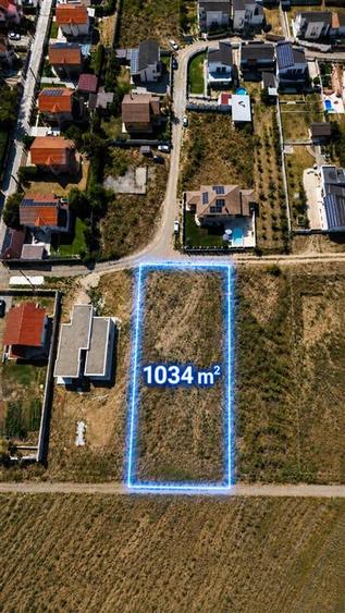 Teren intravilan de 1034 mp, în Paleu