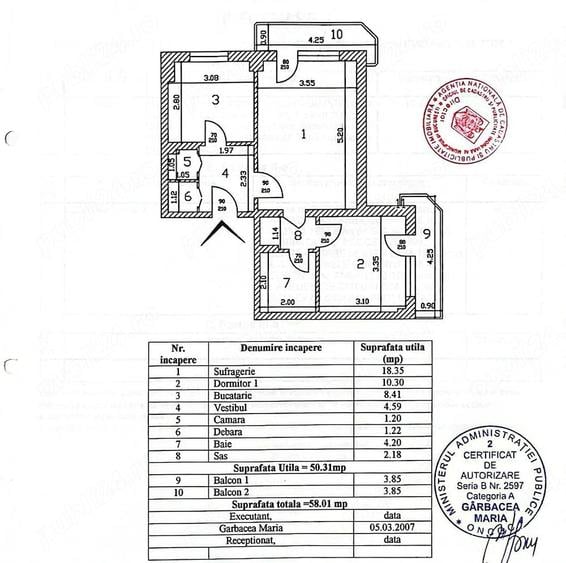 Apartament 2 camere vanzare | Turda Parc Regina Maria | Comision 0% - 8