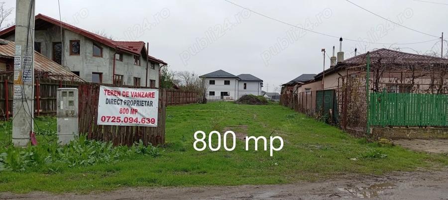 Teren de vanzare 800mp com. Berceni 90 euro mp - 1