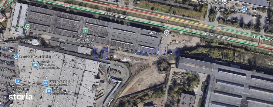 Teren de 2050 mp, în Zona industrială