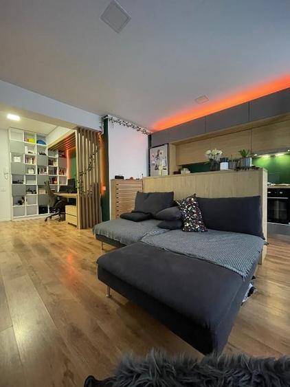 Apartament cu 2 camere semidecomandat, mobilat în Giurgiului