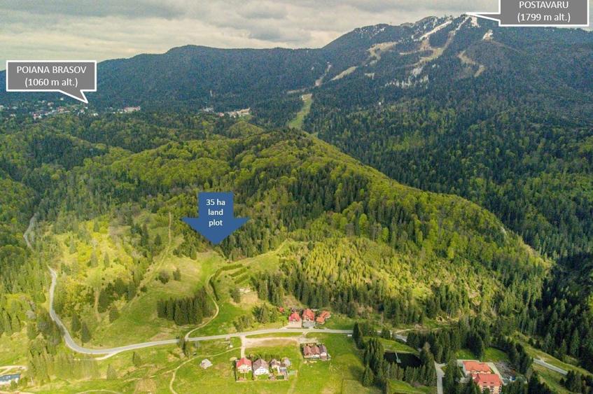 Teren Construcții intravilan de 348523 mp, în Poiana Brașov