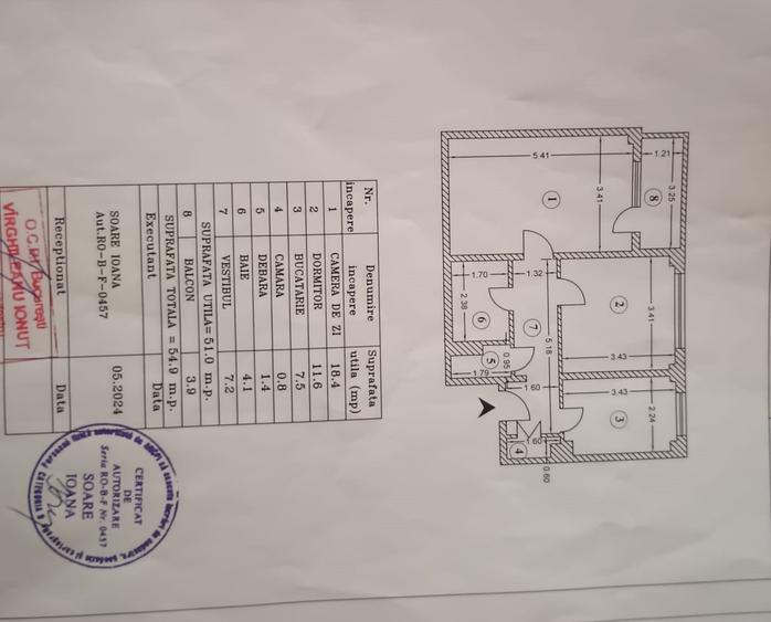 Apartament cu 2 camere decomandat în Tineretului