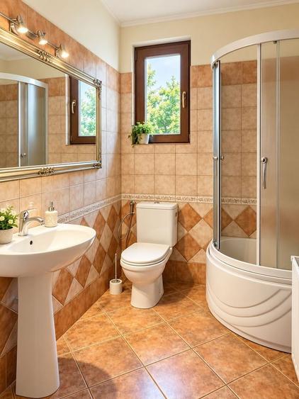 Casă individuală cu 4 camere cu Canalizare în Sânmihaiu Român