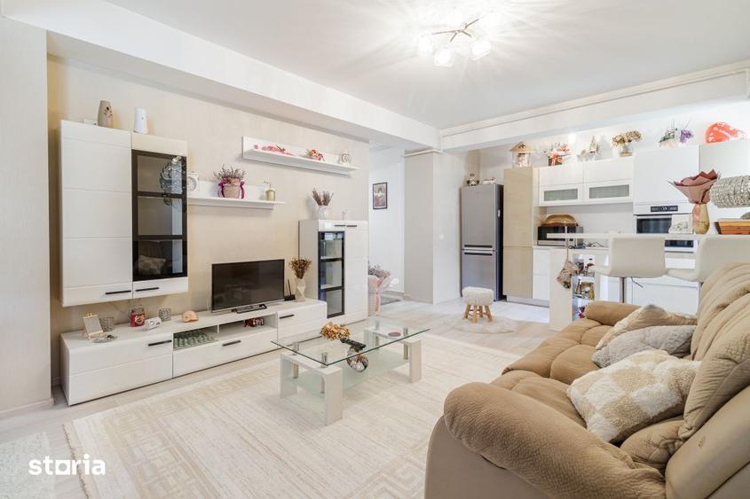 Apartament cu 3 camere, mobilat în Chiajna
