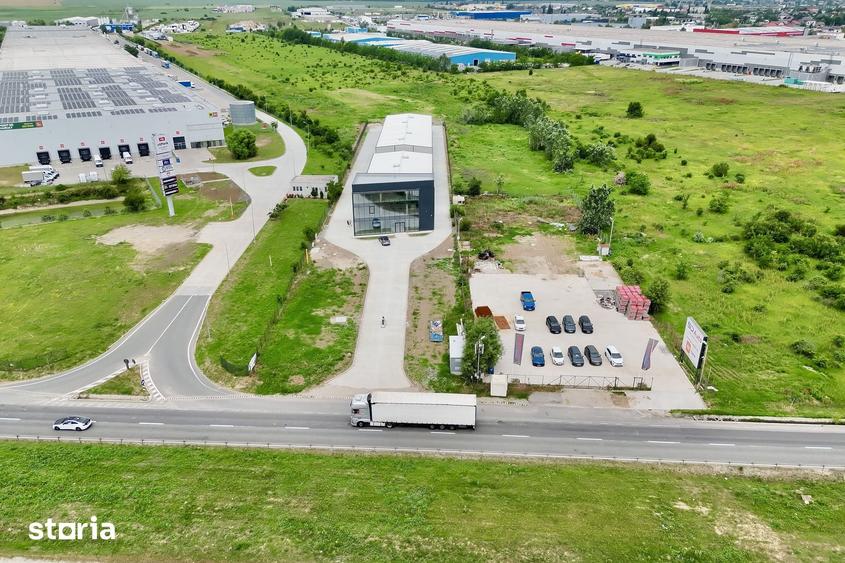 Spa?iu logistic nou, cu 4 hale plus showroom ?i spa?iu birouri P+2 - 10