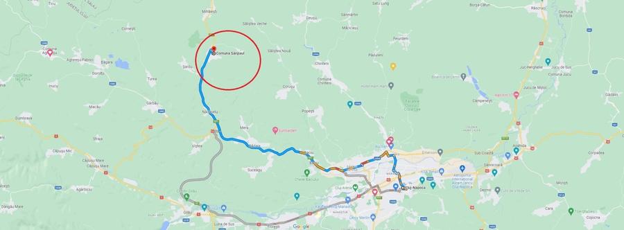 Casă individuală cu 2 camere cu Teren 5300 Mp în Sânpaul