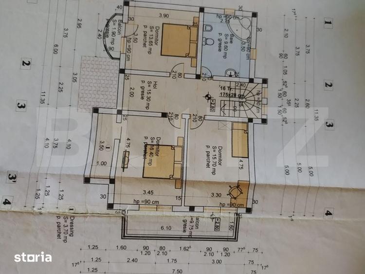 Casă cu 5 camere cu Teren 578 Mp în Bârnova