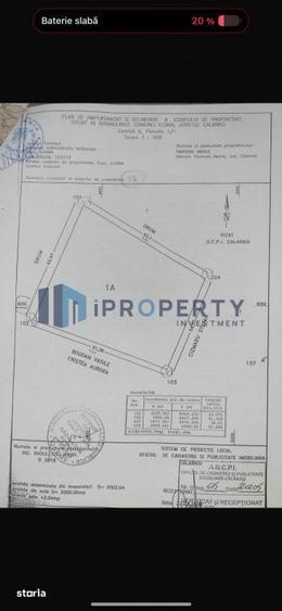 Direct Proprietar Teren 2.000 Mp | Ileana - Calarasi | Dubla Deschider - 1