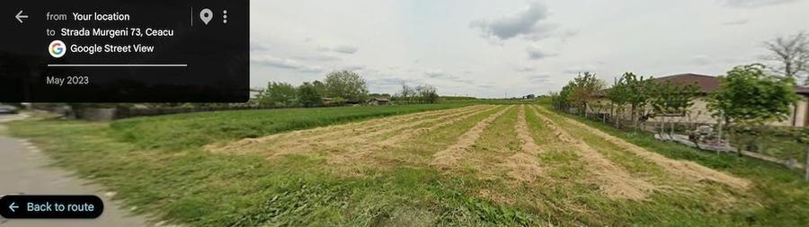 Teren de 2000 mp, în Cuza Vodă