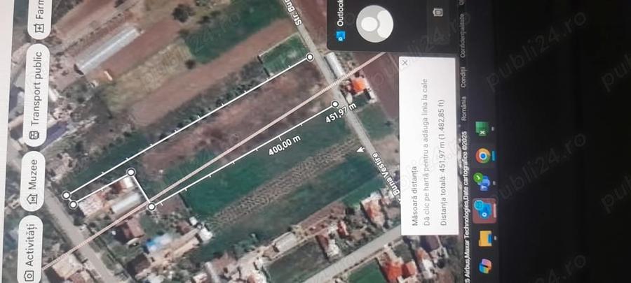 Teren de 7000 mp, în Brătășanca